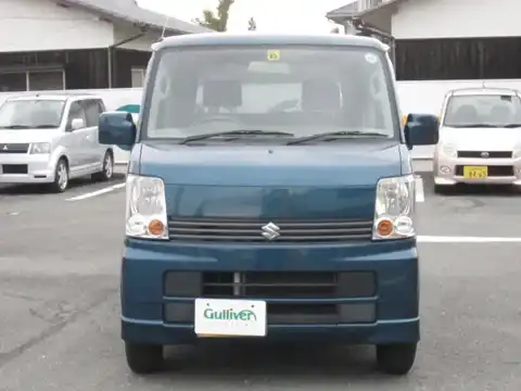 カタログ画像：エブリイワゴン （EVERY WAGON） ＪＰ 2005年8月 ABA-DA64W 660cc ターコイズグリーンパールメタリック 燃費15.8km / l フロント