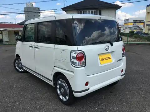 カタログ画像：ムーヴキャンバス （MOVE CANBUS） Ｇメイクアップ ＳＡⅡ 2016年9月 DBA-LA800S 660cc パールホワイトIII 燃費28.6km / l バック