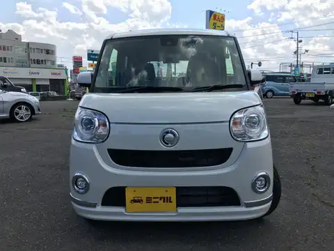 カタログ画像：ムーヴキャンバス （MOVE CANBUS） Ｇメイクアップ ＳＡⅡ 2016年9月 DBA-LA800S 660cc パールホワイトIII 燃費28.6km / l フロント