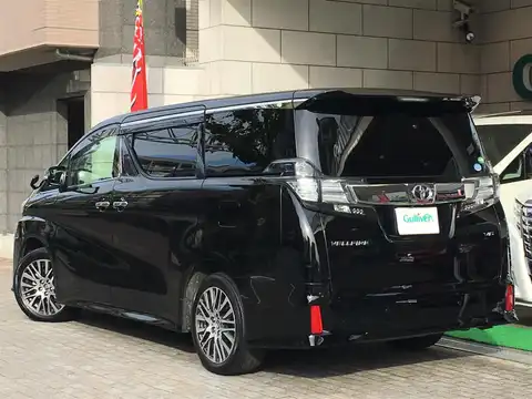 カタログ画像：ヴェルファイア （VELLFIRE） ３．５ＺＡ 2015年1月 DBA-GGH35W 3500cc ブラック 燃費9.3km / l バック