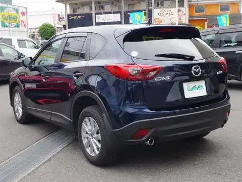 カタログ画像：ＣＸ－５ （CX-5） ＸＤ プロアクティブ 2015年1月 LDA-KE2AW 2200cc ディープクリスタルブルーマイカ 燃費18.0km / l バック