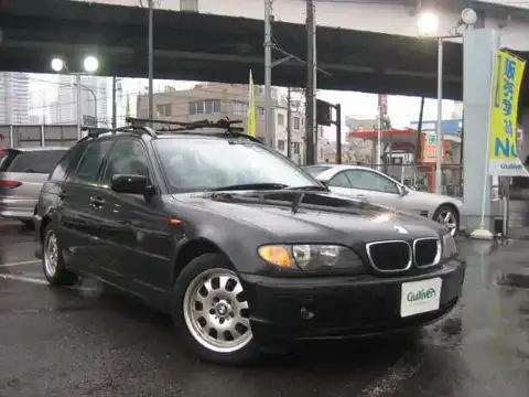 カタログ画像：３シリーズ （3 SERIES） ３１８ｉツーリング 2003年4月 GH-AY20 2000cc ブラックII（ソリッド・カラー） 燃費10.8km / l メイン（その他）