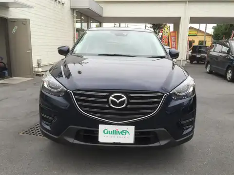 カタログ画像：ＣＸ－５ （CX-5） ２０Ｓ 2015年1月 DBA-KEEFW 2000cc ディープクリスタルブルーマイカ 燃費16.4km / l フロント