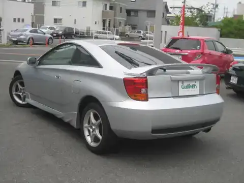 カタログ画像：セリカ （CELICA） ＳＳ－Ⅱ スーパーストラットパッケージ 2000年9月 TA-ZZT231 1800cc シルバーメタリック 燃費13.0km / l バック