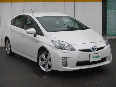 カタログ画像：プリウス （PRIUS） Ｇツーリングセレクション 2009年5月 DAA-ZVW30 1800cc ホワイトパールクリスタルシャイン 燃費35.5km / l メイン（その他）