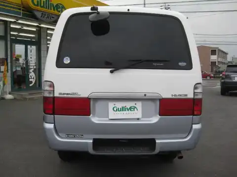 カタログ画像：ハイエースバン （HIACE VAN） スーパーＧＬ 2001年8月 KG-LH178V 3000cc アクアシルバートーニング バック