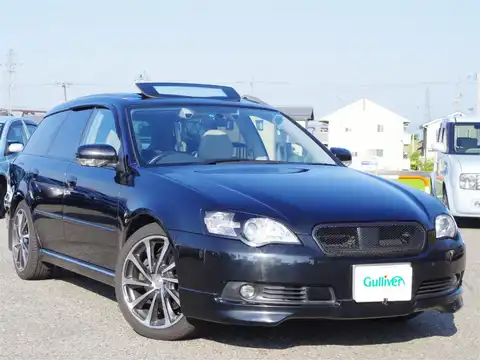 カタログ画像：レガシィツーリングワゴン （LEGACY TOURING WAGON） ３．０Ｒ ＡＤＡ 2003年9月 UA-BPE 3000cc オブシディアンブラック・パール 燃費11.0km / l メイン（その他）