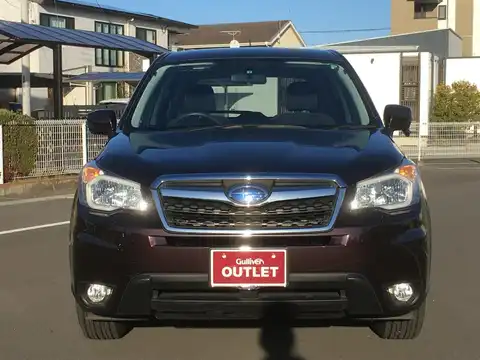 カタログ画像：フォレスター （FORESTER） ２．０ｉ－Ｌ 2012年11月 DBA-SJ5 2000cc ディープチェリー・パール 燃費15.2km / l フロント