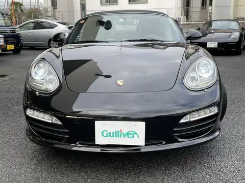 カタログ画像：ボクスター （BOXSTER） ボクスターＳブラックエディション 2011年6月 ABA-987MA121 3400cc ブラック フロント