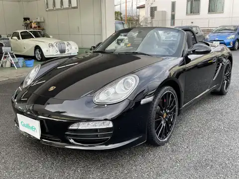 カタログ画像：ボクスター （BOXSTER） ボクスターＳブラックエディション 2011年6月 ABA-987MA121 3400cc ブラック フロント