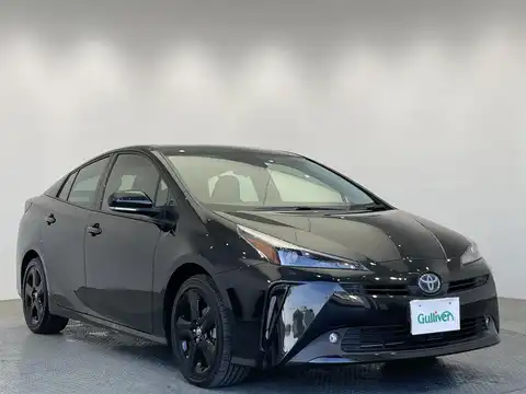 カタログ画像：プリウス （PRIUS） Ｓツーリングセレクション・ブラックエディション 2021年6月 6AA-ZVW51 1800cc プレシャスブラックパール×グレーメタリック 燃費27.2km / l メイン（その他）