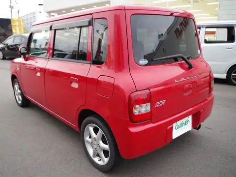 カタログ画像：アルトラパン （ALTO LAPIN） ＳＳ 2005年12月 TA-HE21S 660cc ブライトレッド２ 燃費18.8km / l バック