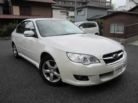 カタログ画像：レガシィＢ４ （LEGACY B4） ２．０ｉ 2007年5月 CBA-BL5 2000cc サテンホワイト・パール 燃費14.0km / l メイン