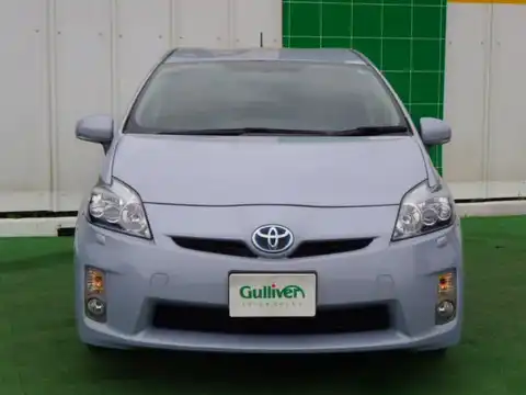 カタログ画像：プリウス （PRIUS） Ｇツーリングセレクション 2009年5月 DAA-ZVW30 1800cc シルバーメタリックorアイスバーグシルバーマイカメタリック 燃費35.5km / l フロント