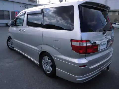 カタログ画像：アルファードＧ （ALPHARD G） ＡＸ Ｌエディション サイドリフトアップシート装着車 2004年2月 CBA-ANH15W 2400cc シルバーメタリック 燃費9.4km / l バック