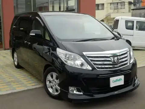 カタログ画像：アルファード （ALPHARD） ３５０Ｇ サイドリフトアップシート装着車 2011年11月 DBA-GGH25W 3500cc ブラック 燃費9.1km / l メイン（その他）