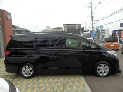 カタログ画像：アルファード （ALPHARD） ３５０Ｇ サイドリフトアップシート装着車 2011年11月 DBA-GGH25W 3500cc ブラック 燃費9.1km / l 外装