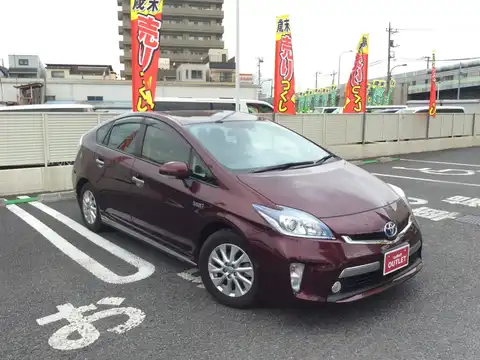 カタログ画像：プリウスＰＨＶ （PRIUS PHV） Ｇ 2012年11月 DLA-ZVW35 1800cc ボルドーマイカ 燃費31.6km / l メイン（その他）