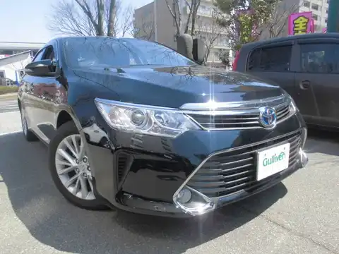 カタログ画像：カムリ （CAMRY） ハイブリッド Ｇパッケージ 2015年10月 DAA-AVV50 2500cc ダークスチールマイカ 燃費23.4km / l メイン（その他）