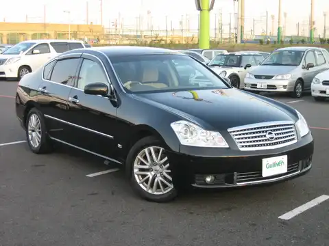 カタログ画像：フーガ （FUGA） ３５０ＸＶ ＶＩＰ 2006年5月 CBA-PY50 3500cc スーパーブラック 燃費9.2km / l メイン（その他）