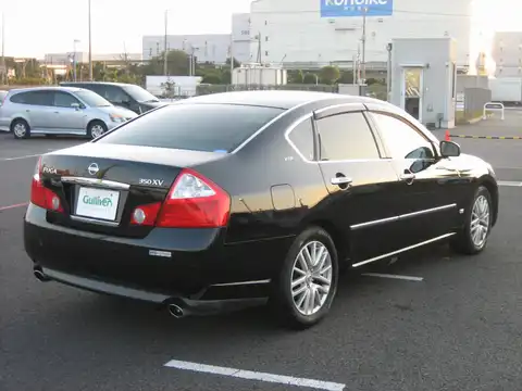 カタログ画像：フーガ （FUGA） ３５０ＸＶ ＶＩＰ 2006年5月 CBA-PY50 3500cc スーパーブラック 燃費9.2km / l バック