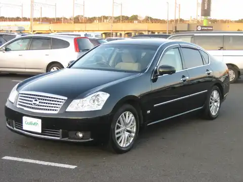 カタログ画像：フーガ （FUGA） ３５０ＸＶ ＶＩＰ 2006年5月 CBA-PY50 3500cc スーパーブラック 燃費9.2km / l 外装