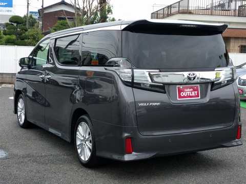 カタログ画像：ヴェルファイア （VELLFIRE） ２．５Ｚ 2015年1月 DBA-AGH35W 2500cc グレーメタリック 燃費12.0km / l バック