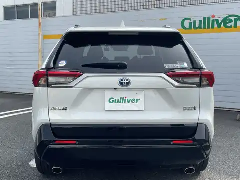 カタログ画像：ＲＡＶ４ ＰＨＶ （RAV4 PHV） Ｇ Ｚ 2021年12月 6LA-AXAP54 2500cc ホワイトパールクリスタルシャイン 燃費22.2km / l バック