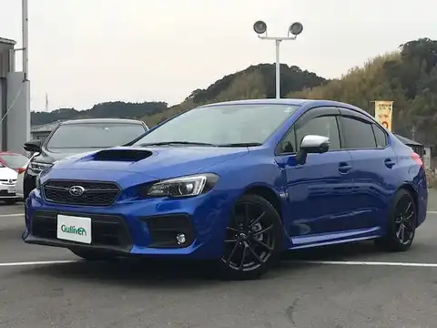 カタログ画像：ＷＲＸ Ｓ４ （WRX S4） ２．０ＧＴ－Ｓアイサイト 2019年6月 DBA-VAG 2000cc ＷＲブルー・パール 燃費12.4km / l フロント