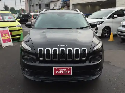 カタログ画像：ジープ・チェロキー （JEEP CHEROKEE） ロンジチュード 2014年5月 ABA-KL24 2400cc ブリリアントブラッククリスタルパールコート 燃費10.4km / l フロント