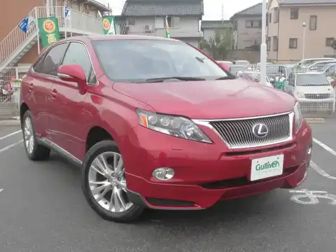 カタログ画像：ＲＸ （RX） ＲＸ４５０ｈ バージョンＬ エアサスペンション 2011年6月 DAA-GYL16W 3500cc レッドマイカクリスタルシャイン 燃費16.4km / l メイン（その他）