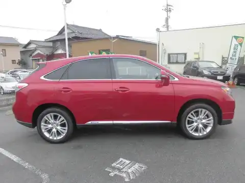 カタログ画像：ＲＸ （RX） ＲＸ４５０ｈ バージョンＬ エアサスペンション 2011年6月 DAA-GYL16W 3500cc レッドマイカクリスタルシャイン 燃費16.4km / l 外装