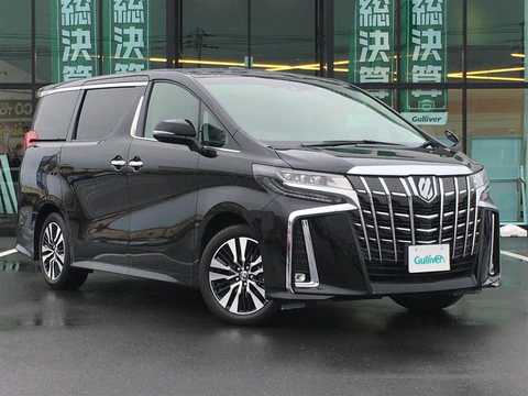 カタログ画像：アルファード （ALPHARD） ３．５ＧＦ 2021年5月 3BA-GGH30W 3500cc ブラック 燃費10.2km / l メイン（その他）