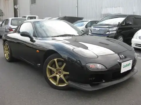 カタログ画像：ＲＸ－７ （RX-7） タイプＲバサースト 2001年12月 GF-FD3S 1400cc ブリリアントブラック 燃費8.1km / l メイン（その他）