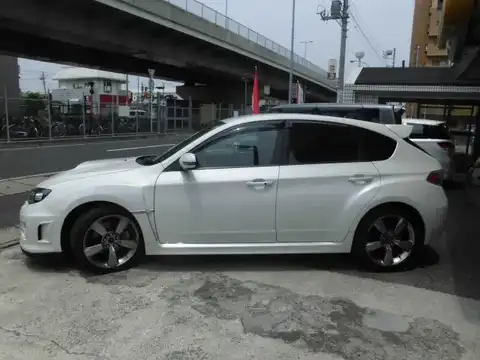 カタログ画像：インプレッサ （IMPREZA） ＷＲＸ ＳＴＩ Ａライン タイプＳ 2011年11月 CBA-GRF 2500cc サテンホワイト・パール 燃費10.0km / l 外装