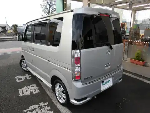 カタログ画像：スクラムワゴン （SCRUM WAGON） ＰＺターボ スペシャルパッケージ 2010年5月 ABA-DG64W 660cc シルキーシルバーメタリック 燃費13.8km / l バック