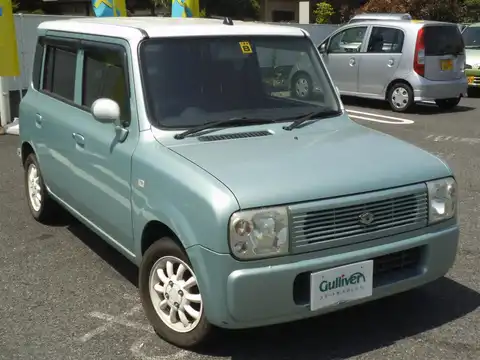 カタログ画像：アルトラパン （ALTO LAPIN） Ｇ 2004年4月 ABA-HE21S 660cc ミントグリーンメタリック 燃費17.4km / l メイン（その他）