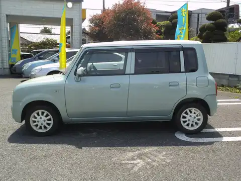 カタログ画像：アルトラパン （ALTO LAPIN） Ｇ 2004年4月 ABA-HE21S 660cc ミントグリーンメタリック 燃費17.4km / l 外装