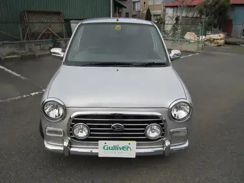 カタログ画像：ミラジーノ （MIRA GINO） ミニライトスペシャルターボ 2002年8月 LA-L710S 660cc シルバーメタリック 燃費16.4km / l フロント