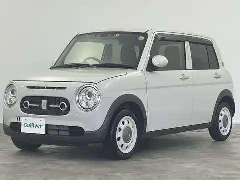 カタログ画像：アルトラパンＬＣ （ALTO LAPIN LC） Ｘ 2022年6月 5BA-HE33S 660cc フォーンベージュメタリックorソフトベージュメタリック 燃費26.2km / l 外装