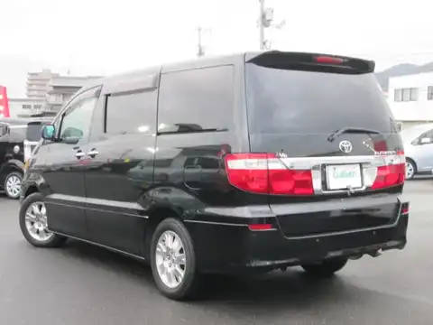 カタログ画像：アルファードＧ （ALPHARD G） ＭＺ 2007年6月 CBA-MNH10W 3000cc ブラックマイカ 燃費8.9km / l バック