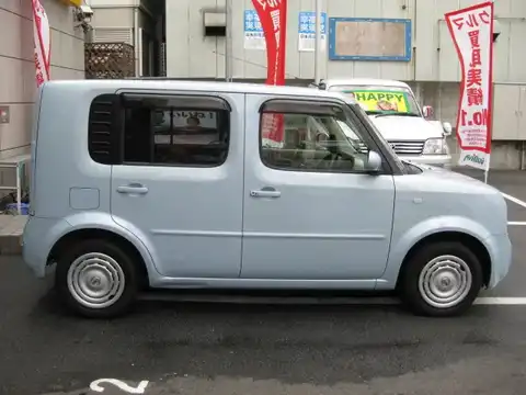 カタログ画像：キューブ （CUBE） １４Ｓ Ｖセレクション 2006年1月 DBA-BZ11 1400cc エアブルー（ＰＭ） 燃費16.4km / l 外装