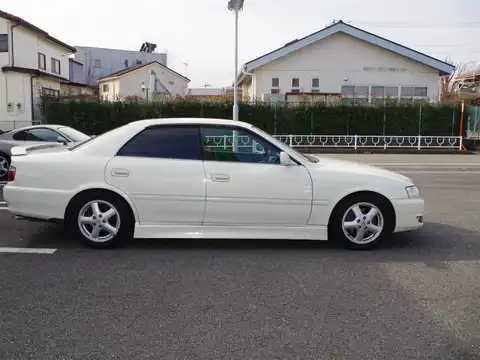 カタログ画像：チェイサー （CHASER） ツアラーＶ 1998年8月 GF-JZX100 2500cc ホワイトパールマイカ 燃費9.6km / l 外装