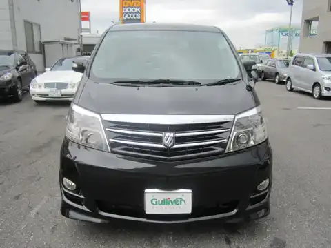 カタログ画像：アルファードＶ （ALPHARD V） ＡＳ プラチナセレクション 2006年8月 DBA-ANH10W 2400cc ブラックマイカ 燃費9.7km / l フロント