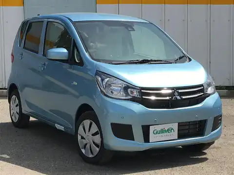 カタログ画像：ｅＫワゴン （EK WAGON） Ｅ ｅ－アシスト 2018年5月 DBA-B11W 660cc ウォーターブルーメタリック 燃費23.0km / l メイン（その他）