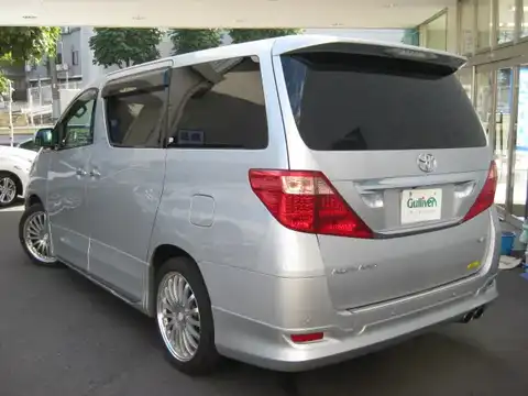 カタログ画像：アルファード （ALPHARD） ３５０Ｇ 2008年5月 DBA-GGH25W 3500cc シルバーメタリック 燃費9.4km / l バック