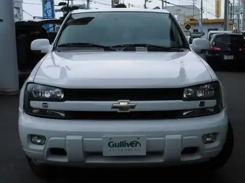 カタログ画像：シボレートレイルブレイザー （CHEVROLET TRAILBLAZER） ＬＴＺ 2009年1月 ABA-T360G 4200cc サミットホワイト 燃費6.3km / l フロント