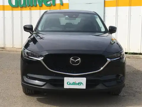 カタログ画像：ＣＸ－５ （CX-5） ＸＤ Ｌパッケージ 2018年11月 3DA-KF2P 2200cc ジェットブラックマイカ 燃費17.4km / l フロント