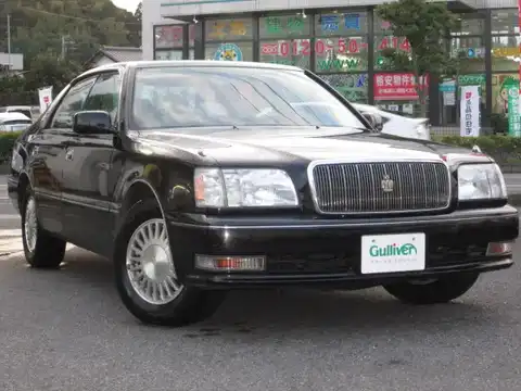 カタログ画像：クラウンマジェスタ （CROWN MAJESTA） Ａタイプ 1996年9月 E-JZS155 3000cc ブラック 燃費9.0km / l 外装