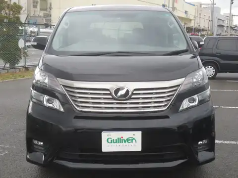 カタログ画像：ヴェルファイア （VELLFIRE） ３．５Ｚ プラチナムセレクション 2009年6月 DBA-GGH20W 3500cc ブラック 燃費9.5km / l フロント